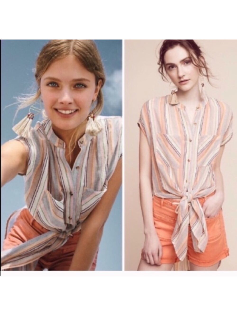 Anthropologie | Holding Horses | Merida Striped Tunic | M
